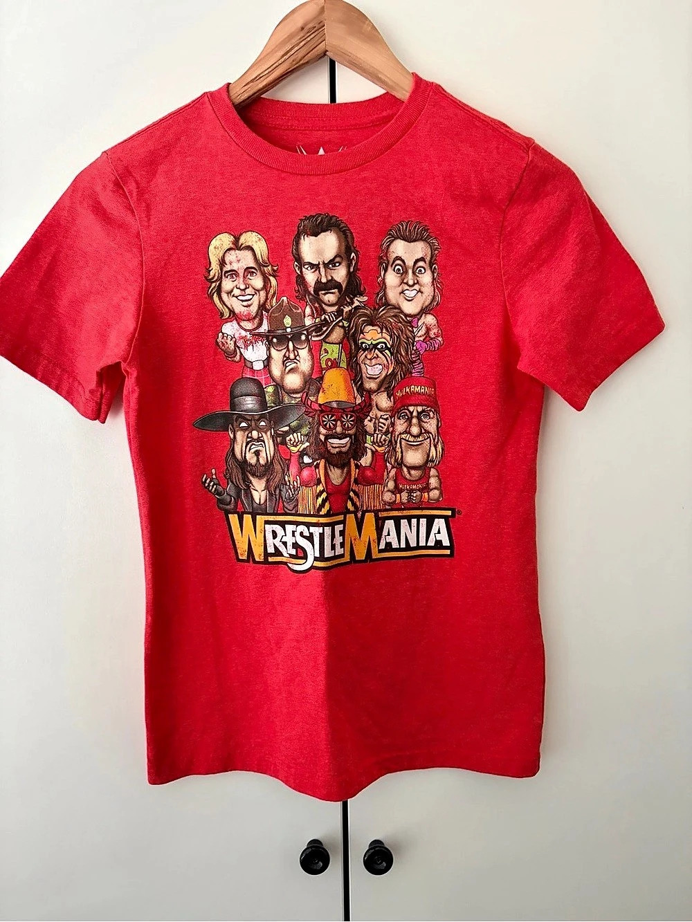 WWE WrestleMania graphic tee Graphic Tee in Red Size Large